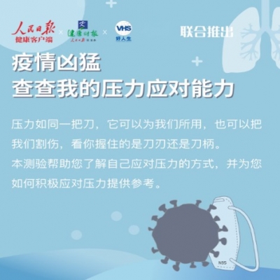 《人民日报》联合好人生推出“自我压力测评”